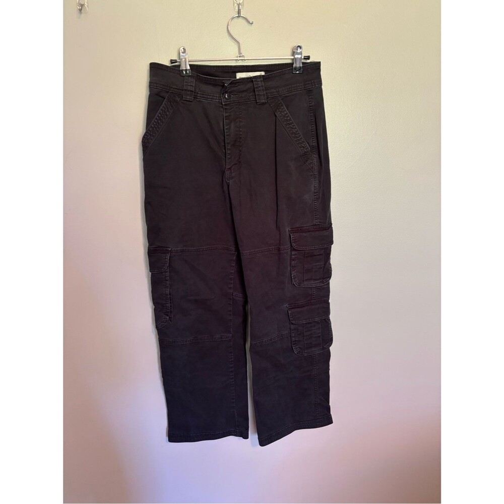 Women Abercrombie & Fitch Black Cargo Pants - Utility Pocket Style